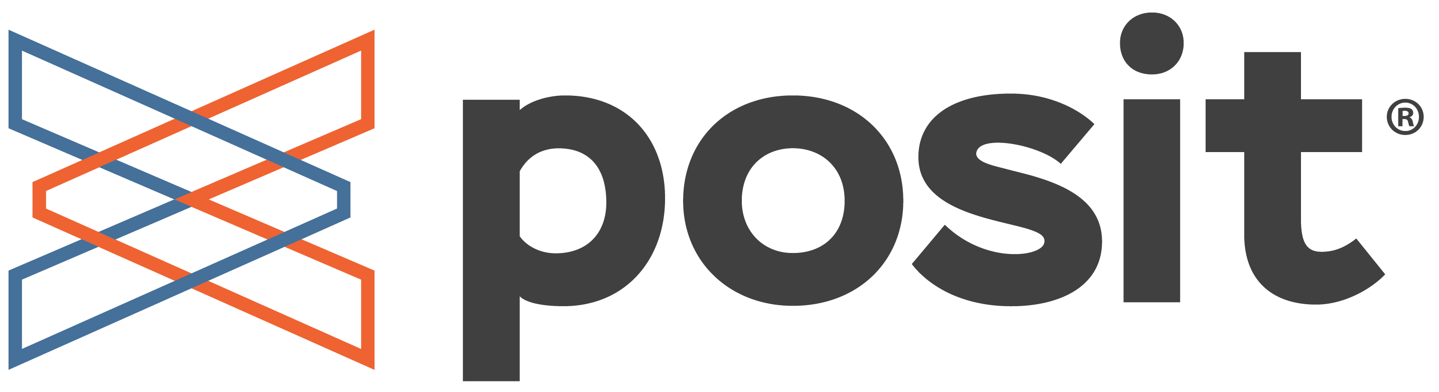 Posit logo.